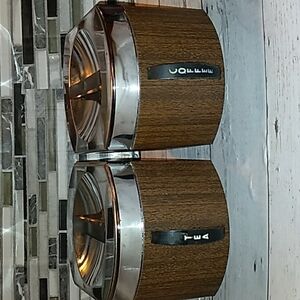 Vintage 1960s Kromex metal canisters